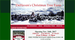 Desktop Screenshot of dehavenschristmastrees.com